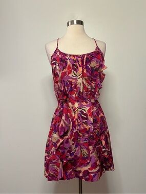 Parker Silk Mini Dress Small
